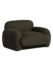 Barker and Stonehouse Green Melora Textured Fabric Armchair - Image 1 of 6