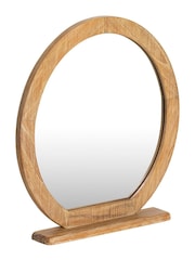 Barker and Stonehouse Brown Selene Mindi Wood Mirror - Image 1 of 6