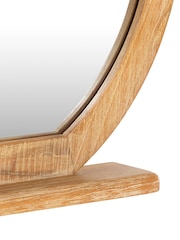 Barker and Stonehouse Brown Selene Mindi Wood Mirror - Image 5 of 6