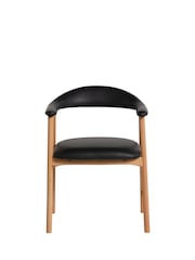 Barker and Stonehouse Natural Lerman Faux Leather Dining Chair - Image 3 of 6
