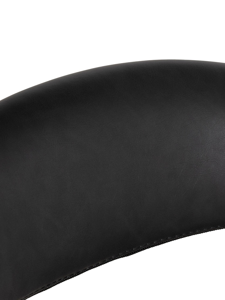 Barker and Stonehouse Natural Lerman Faux Leather Dining Chair - Image 6 of 6