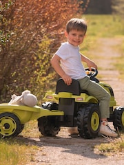 Smoby Green Farmer XL Tractor and Trailer - Image 2 of 6