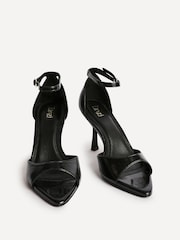 Linzi Black Wanted Pointed Toe Stiletto Heels - Image 3 of 6
