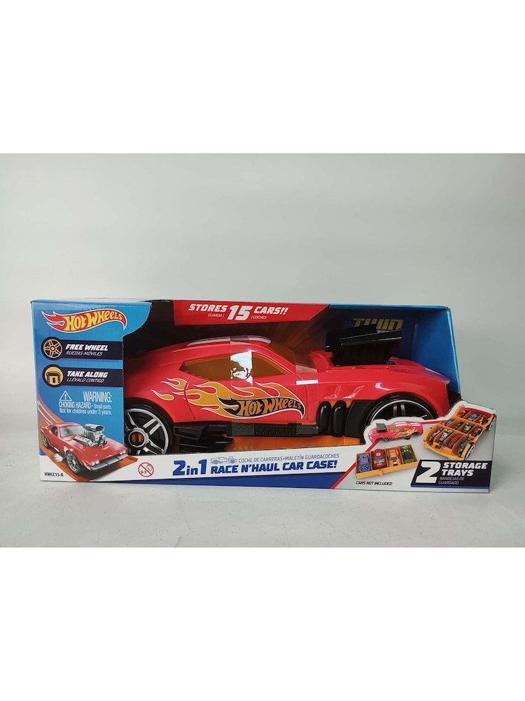 Ancory Hot Wheels 2 in 1 Race N Haul Storage Case Red - Image 1 of 5