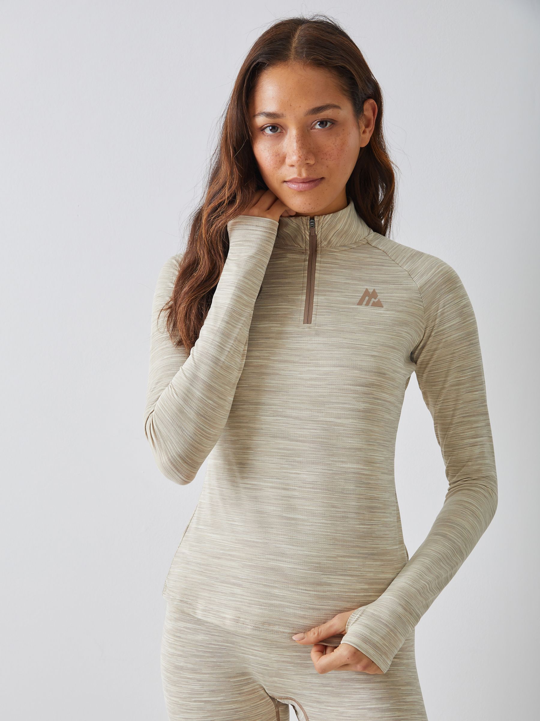 Buy Montirex Cream Trail 2.0 Quarter Zip Sweatshirt from the Next