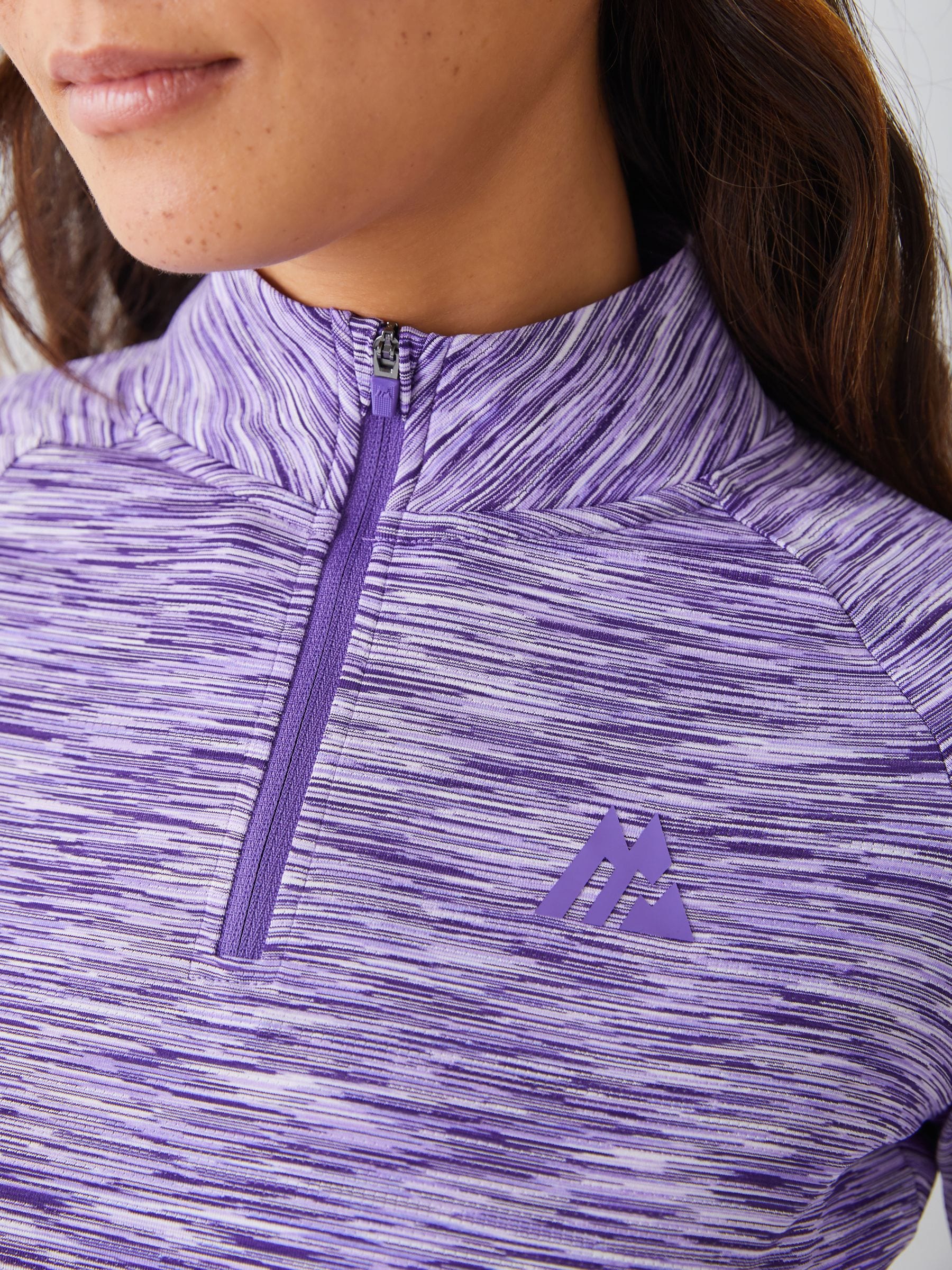 Buy Montirex Purple Trail 2.0 Quarter Zip Sweatshirt from the Next