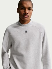 Nike Grey Par 5 Therma-FIT Golf Crew Sweatshirt - Image 3 of 5