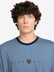 Nike Blue Tipped Retro Golf T-Shirt - Image 3 of 3