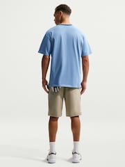 Nike Blue Tipped Retro Golf T-Shirt - Image 5 of 5