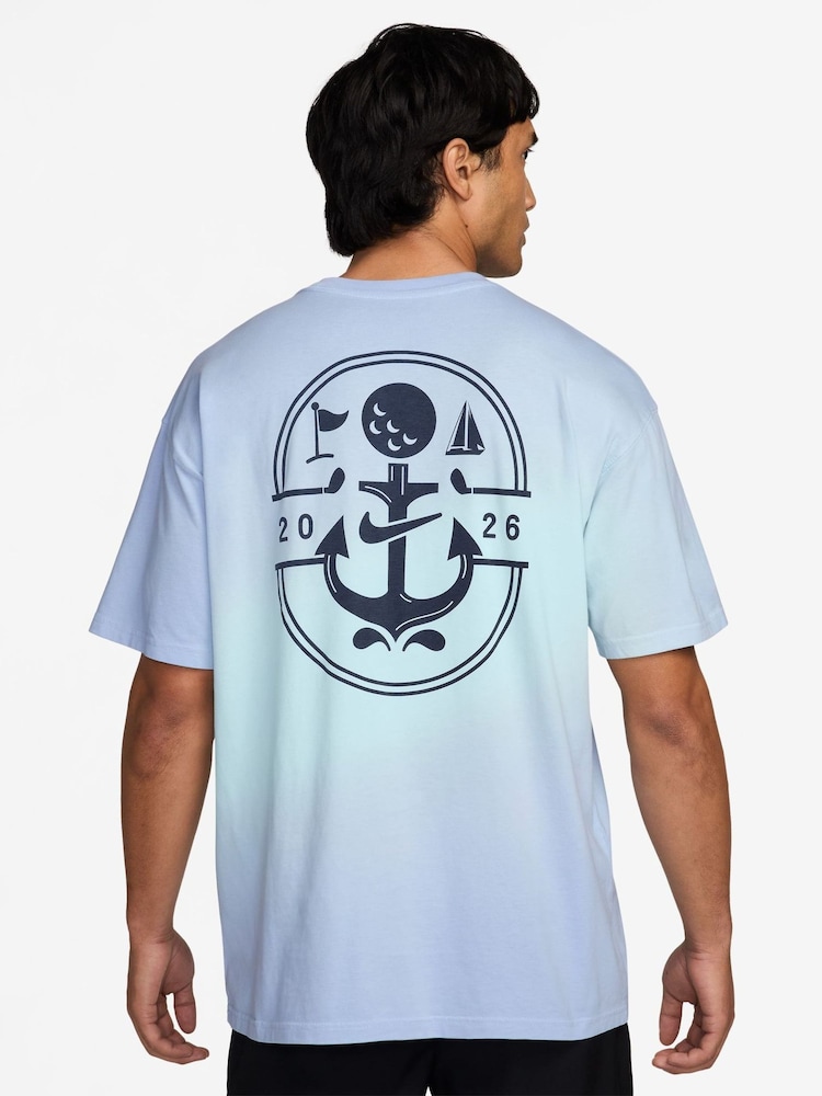 Nike Blue Golf T-Shirt - Image 2 of 3