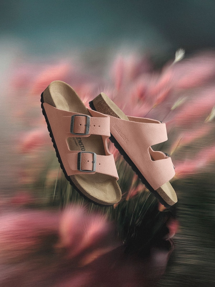 Birkenstock Pink Arizona Suede Sandals - Image 4 of 4 Birkenstock Pink Arizona Suede Sandals - Image 4 of 4