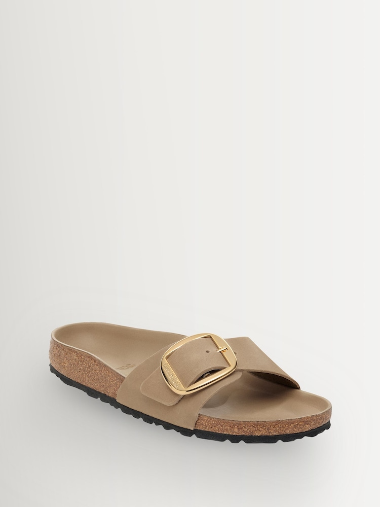 Καφετί - Birkenstock Madrid Δερμάτινα Σανδάλια με Μεγάλη Αγκράφα και Λαδωμένο Δέρμα - Εικόνα 2 από 3