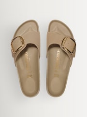 Καφετί - Birkenstock Madrid Δερμάτινα Σανδάλια με Μεγάλη Αγκράφα και Λαδωμένο Δέρμα - Εικόνα 3 από 3
