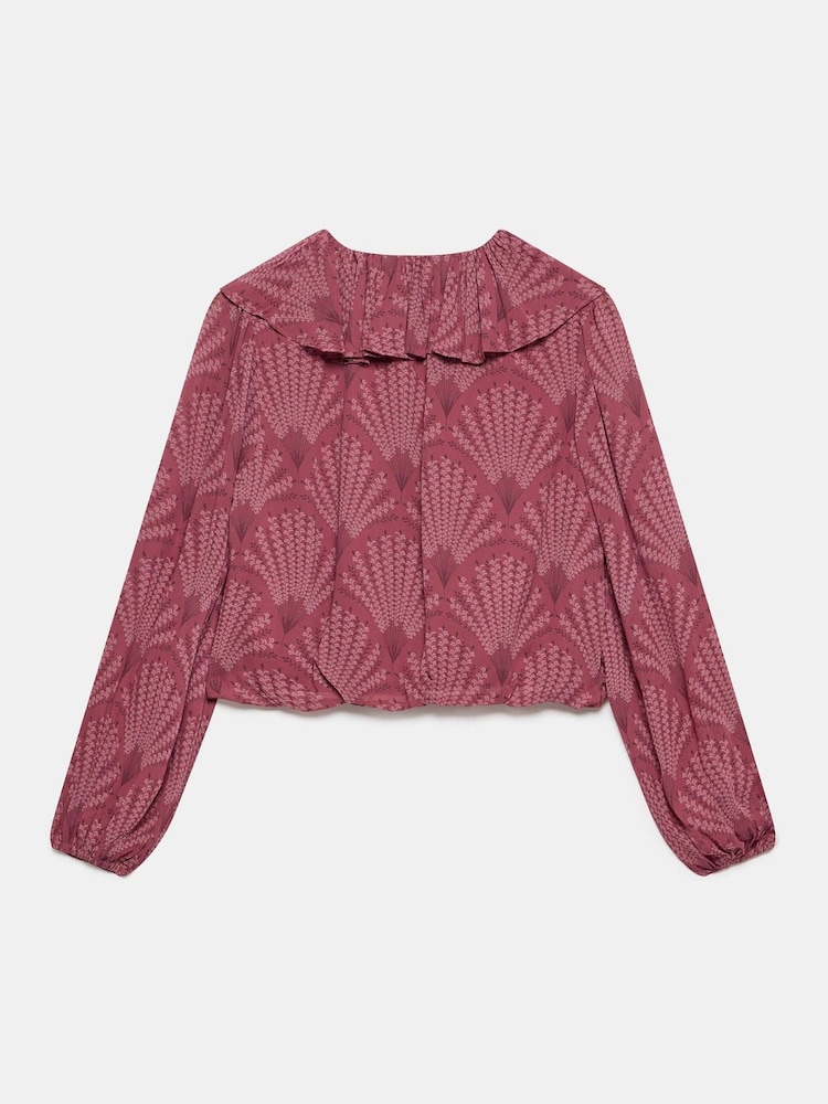 Mint Velvet Red Floral Print Blouse - Image 8 of 8