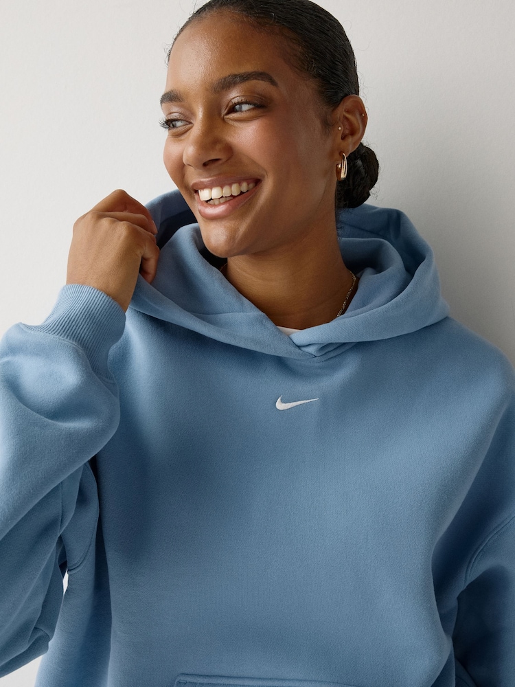 Delo modra - Prevelik kapucar iz flisa Nike Studio - Slika 4 iz 4 Delo modra - Prevelik kapucar iz flisa Nike Studio - Slika 4 iz 4
