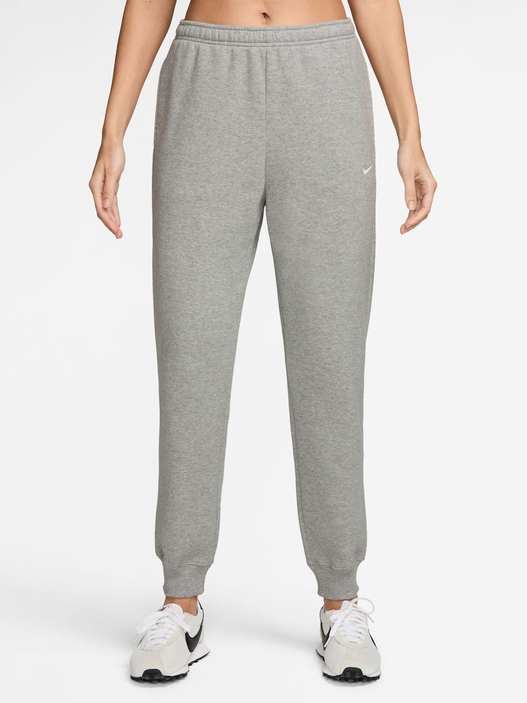 Nike Black Studio Fleece Mid Rise Joggers - Image 1 of 3