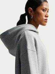Gris - Nike Studio Fleece Oversized Hoodie - Imagen 5 de 5