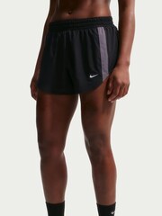 Nike Black One Dri-FIT Brief-Lined Woven Shorts - Image 3 of 5