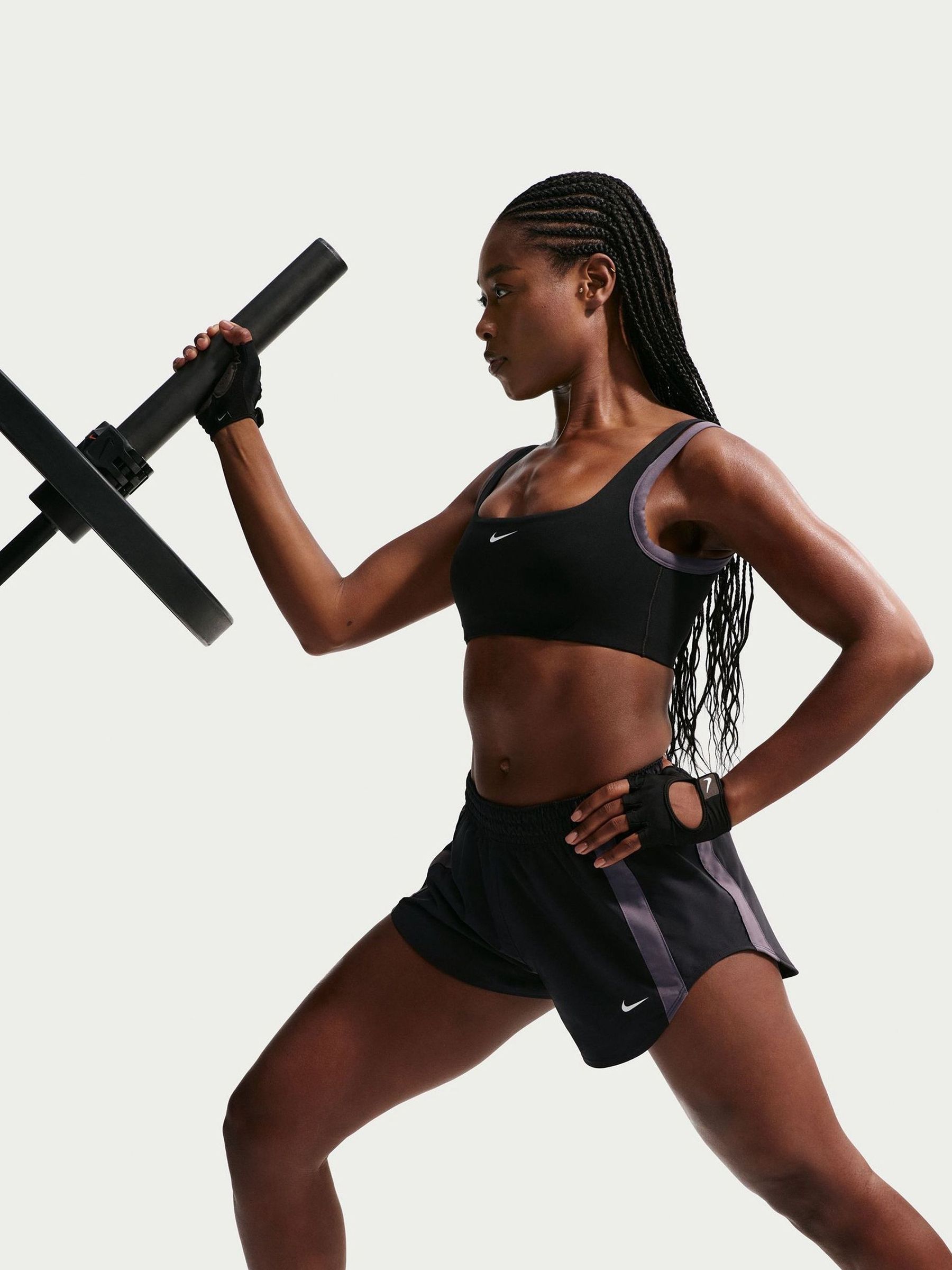 Next：日本 ブラック - Nike One Dri-FIT ブリーフ裏地付きウーブン