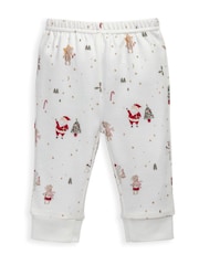 Mamas & Papas Night Before Christmas White Pyjamas - Image 4 of 6