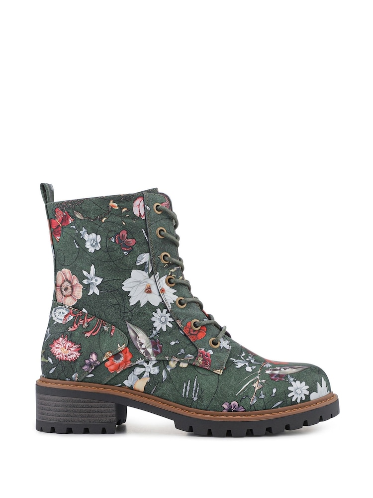 Pavers Wide Fit Lace-Up Ankle Boots - Imagem 2 de 5