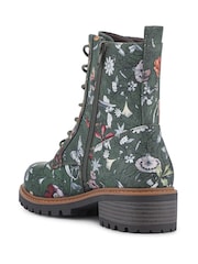 Pavers Wide Fit Lace-Up Ankle Boots - Imagem 4 de 5