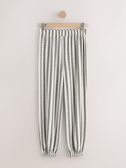 أسود/بيج فاتح مقلم - Knitlook Barrel Leg Trousers - Image 5 of 7