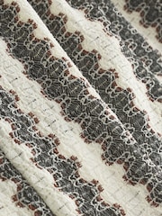 أسود/بيج فاتح مقلم - Knitlook Barrel Leg Trousers - Image 6 of 7