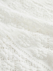 Ecru Lace Maxi Skirt - Image 7 of 8