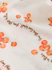 Tomatoes Print - Short Sleeved Square Neck Top - Imagen 6 de 7