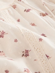 Cream Ditsy Floral Print Cami Top - Image 7 of 8