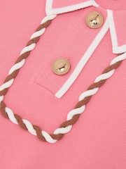 Reiss Coral Niamh Piped Sleeveless Knitted Dress - Image 1 of 3