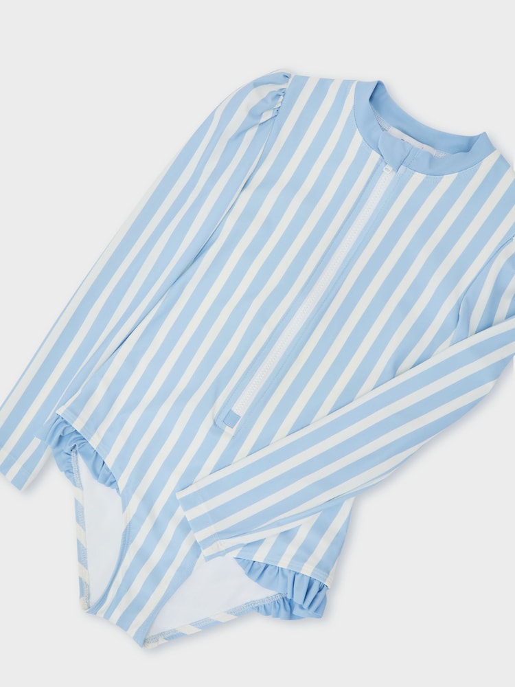 Reiss Blue/Ivory Mimi Swimsuits - Image 1 of 3