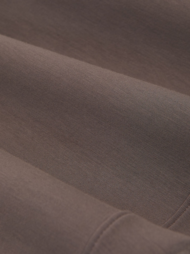 Reiss Taupe Brown Laney Interlock Tapered Joggers - Image 6 of 6 Reiss Taupe Brown Laney Interlock Tapered Joggers - Image 6 of 6