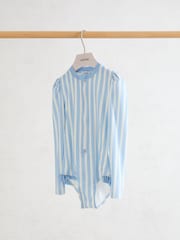 Reiss Blue/Ivory Mimi Swimsuit - Image 1 of 3