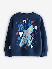 Eleanor Bowmer Graphic Oversized Crew Neck Sweatshirt - Image 9 of 12