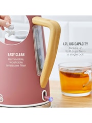 Swan Fuchsia Rose Nordic Cordless 1.7L Jug Kettle - Image 5 of 8