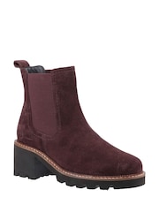 Hush Puppies Purple Gaia Chelsea Boots - Imagem 3 de 8
