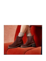 Hush Puppies Purple Gaia Chelsea Boots - Imagem 8 de 8
