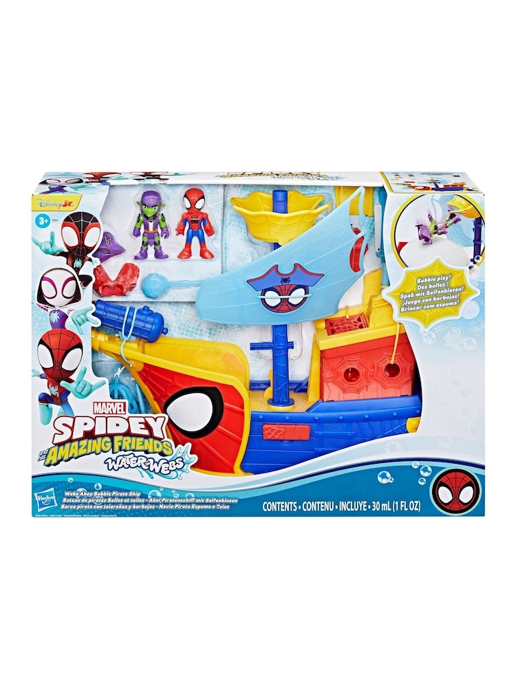 Hasbro Spidey Amazing Friends Pirate Ship 3 in Playset - Image 1 of 4