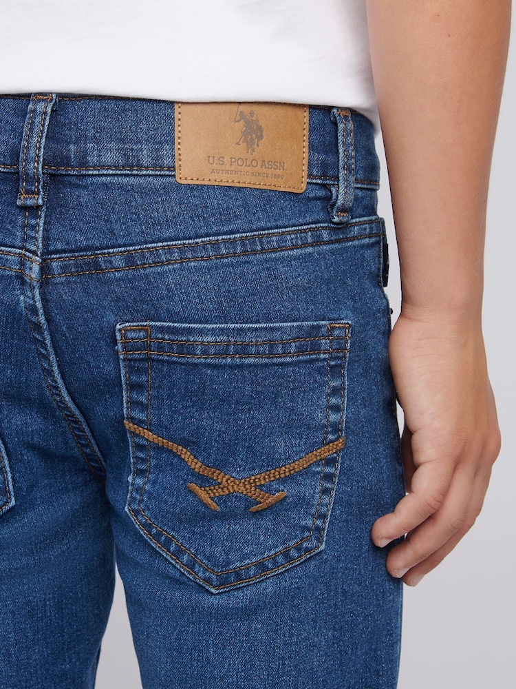 U.S. Polo Assn. Blue Classic Fit Jeans - Image 2 of 11 U.S. Polo Assn. Blue Classic Fit Jeans - Image 2 of 11