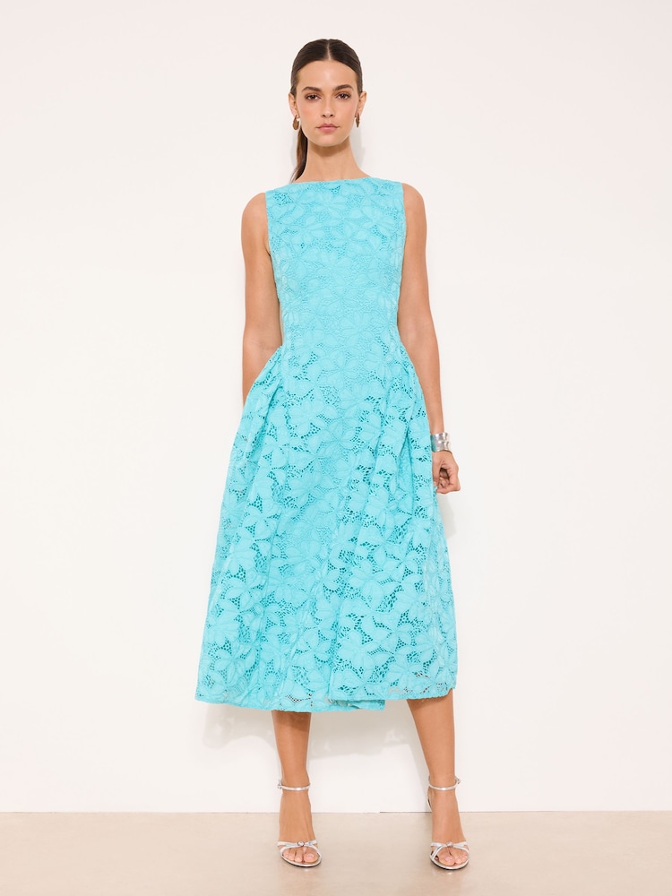 Lipsy Midi-Ballkleid mit Spitze - Bild 1 von 4