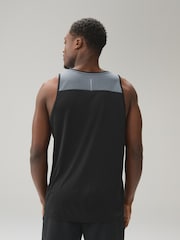 Black Active Training Gym Vest - Image 3 of 9