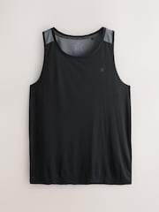 Black Active Training Gym Vest - Image 7 of 9