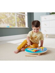 Mattel Games Fisher Price Wooden Music Table - Image 3 of 3