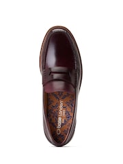 Base London Red Garfield Penny Loafer - Image 4 of 5