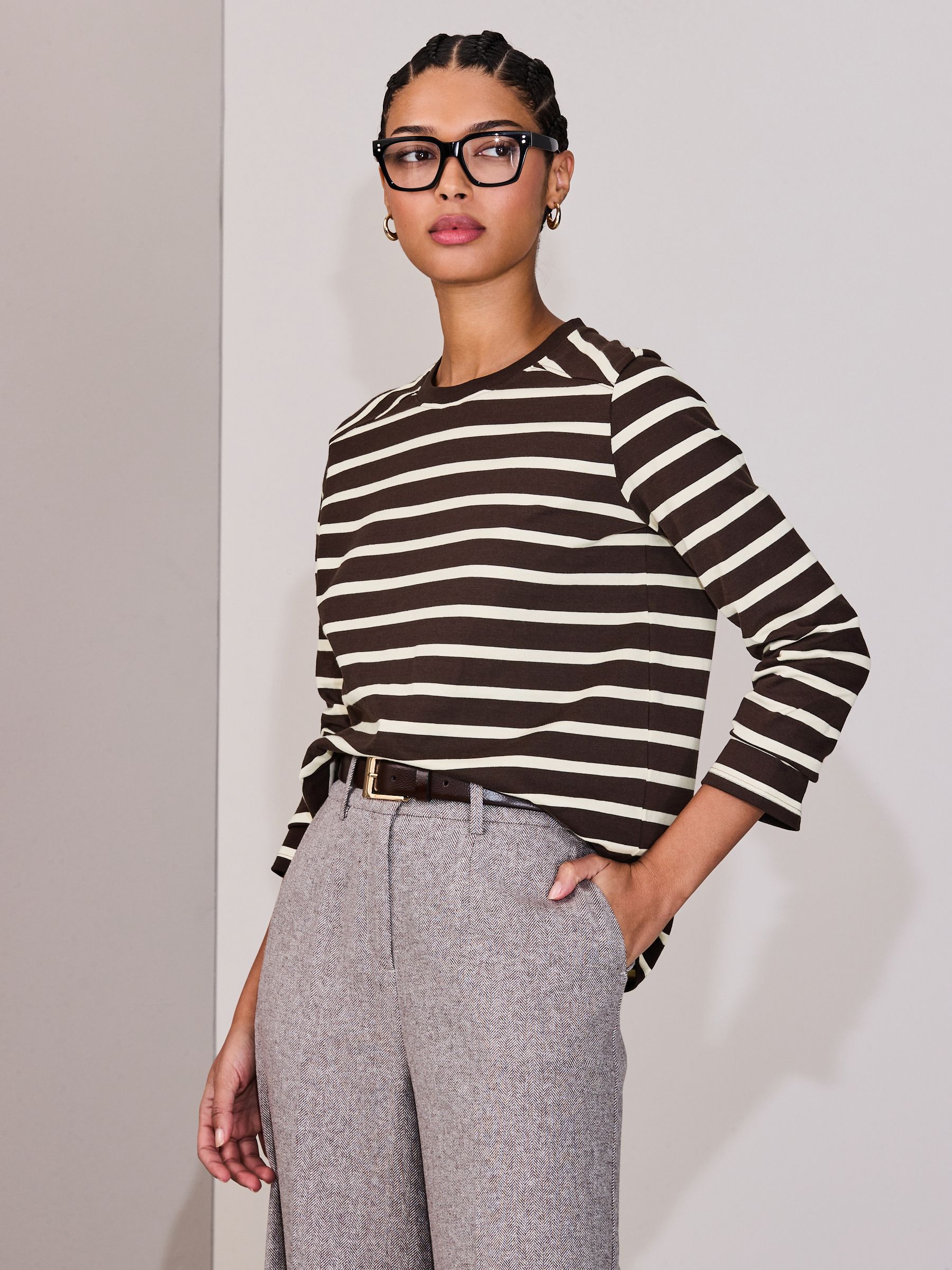 トップス BRU NA BOINNE stripes long t-shirt トップス BRU NA BOINNE stripes long t-shirt BRU NA BOINNE stripes