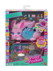 Mattel Games Polly Pocket 2 in 1 Wearable Bunny Compact - Image 1 of 6