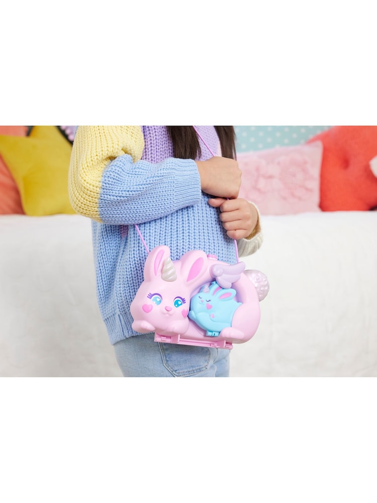 Mattel Games Polly Pocket 2 in 1 Wearable Bunny Compact - Image 2 of 6