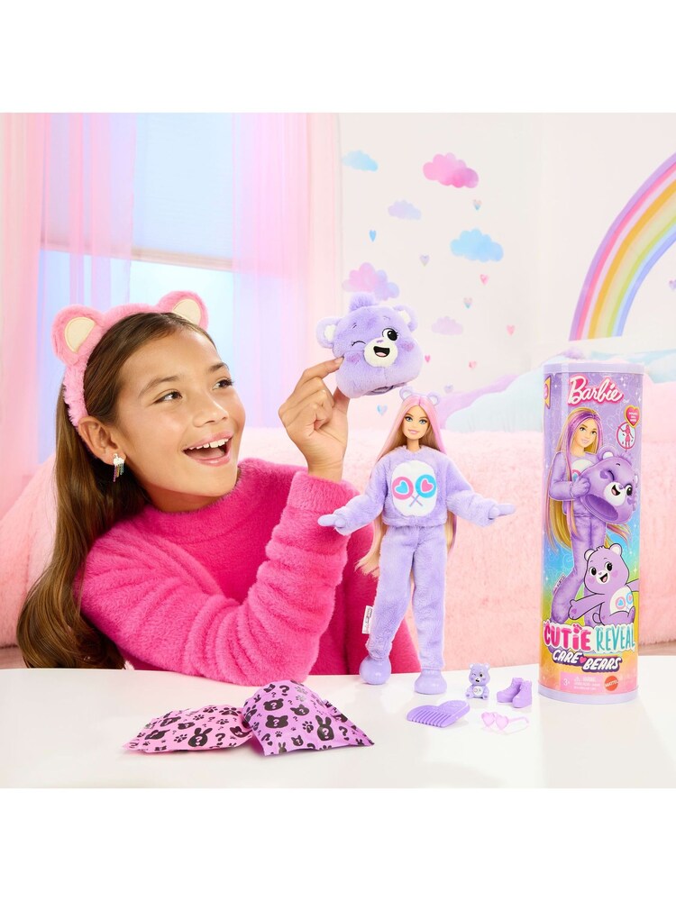 Mattel Games Barbie Cutie Reveal Care Bears - Share Bear - Image 5 of 5 Mattel Games Barbie Cutie Reveal Care Bears - Share Bear - Image 5 of 5